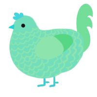mint leaf, a mint and spring chicken with a lace pattern