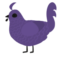 Mafuyu, a overcast chicken with a lace pattern