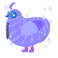 Tallia, a lilac chicken with a bar pattern