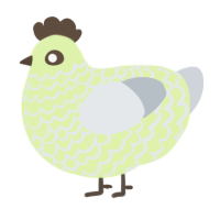 Last-Word - CD, a apple and mist chicken with a lace pattern