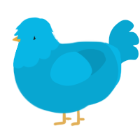 (unnamed), a cerulean chicken with a head pattern