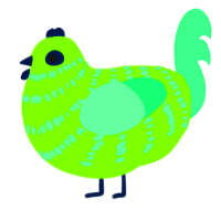 ウラニウム, a grass and spring chicken with a bar pattern