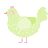 (unnamed), a apple chicken with a speckle pattern