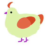 bomabillo, a apple and vermilion chicken