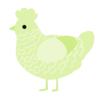 Aspargus, a apple chicken with a lace pattern