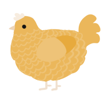 birthday, a honey chicken with a lace pattern