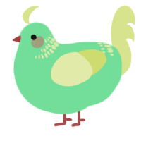 (unnamed), a spring and lemon chicken with a neck-band pattern