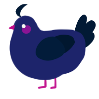 Ice Queen, a navy and tumblr chicken