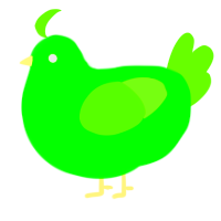 Grinch Feet, a amethyst and violet chicken