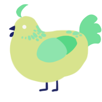 key limon, a lemon and spring chicken with a neck-speckle pattern