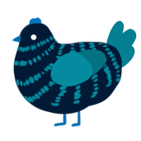 Sculk Sensor, a tumblr and sea chicken with a bar pattern