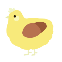 A yellow and russet chicken