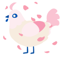 unloveable, a cream and rose chicken with a head pattern