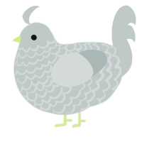 NIKE, a silver chicken with a lace pattern