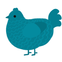 A sea chicken with a lace pattern