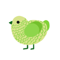 L1me jr, a lemon and grass chicken with a lace pattern