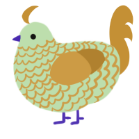 Green Bean Casserole, a gluppy and gold chicken with a lace pattern
