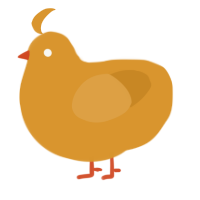 A orange chicken