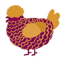 Blood Orange Cake, a wine and orange chicken with a lace pattern