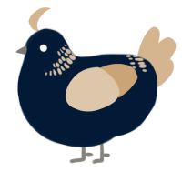(unnamed), a tumblr and beige chicken with a neck-band pattern