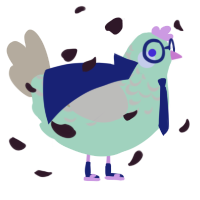 A gluppy and beige chicken with a half-lace pattern