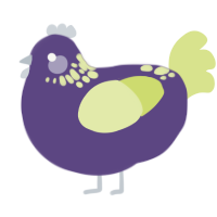 A overcast and lemon chicken with a neck-speckle pattern