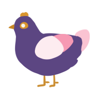 A overcast and rose chicken