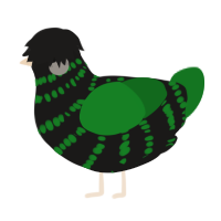 Xbox Game Pass, a sable and leaf chicken with a bar pattern