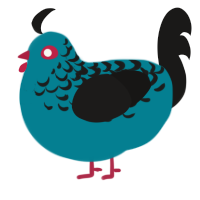G5 Iguazu, a sea and sable chicken with a half-lace pattern