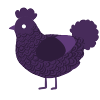 (unnamed), a gluppy chicken with a double-lace pattern