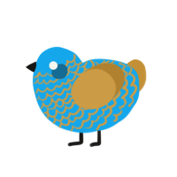 (unnamed), a sky and gold chicken with a lace pattern