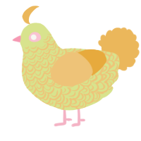 (unnamed), a lemon and honey chicken with a double-lace pattern