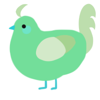 A spring and gluppy chicken