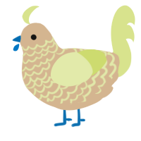 A beige and lemon chicken with a lace pattern