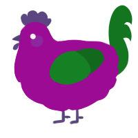 A plum and leaf chicken