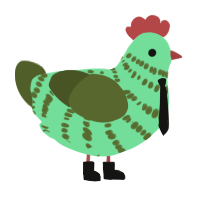 29 Percent APR, a spring and olive chicken with a bar pattern