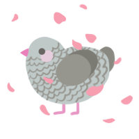 A silver and ash chicken with a lace pattern