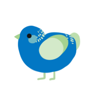 A sapphire and gluppy chicken with a neck-band pattern
