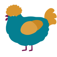 A sea and orange chicken