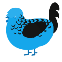 GetInto Hypnosis Mic, a sky and black chicken with a half-lace pattern