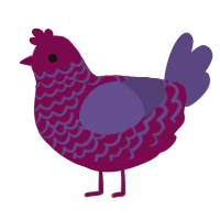 Slim Fit, a wine and overcast chicken with a lace pattern