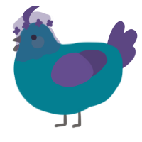 A sea and overcast chicken