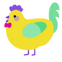 A yellow and spring chicken