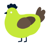 Avocado, a lime and bark chicken