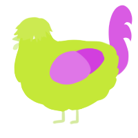 A lime and orchid chicken