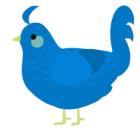 AY132, a sapphire chicken with a half-lace pattern