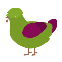 A chartreuse and wine chicken