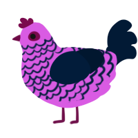 (unnamed), a orchid and tumblr chicken with a lace pattern