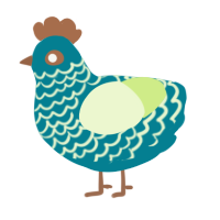 銅貨, a sea and apple chicken with a lace pattern