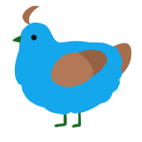 A sky and brown chicken
